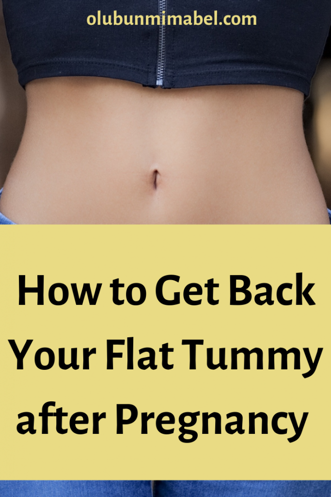how do celebrities get flat stomach after pregnancy