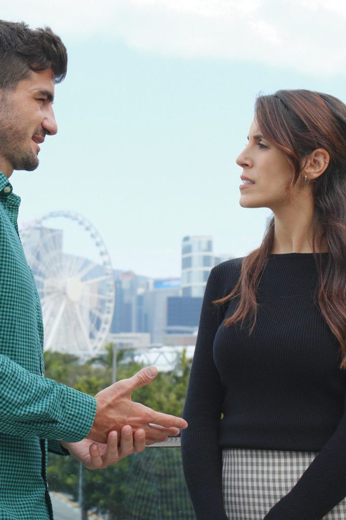 when a man calls a woman insecure