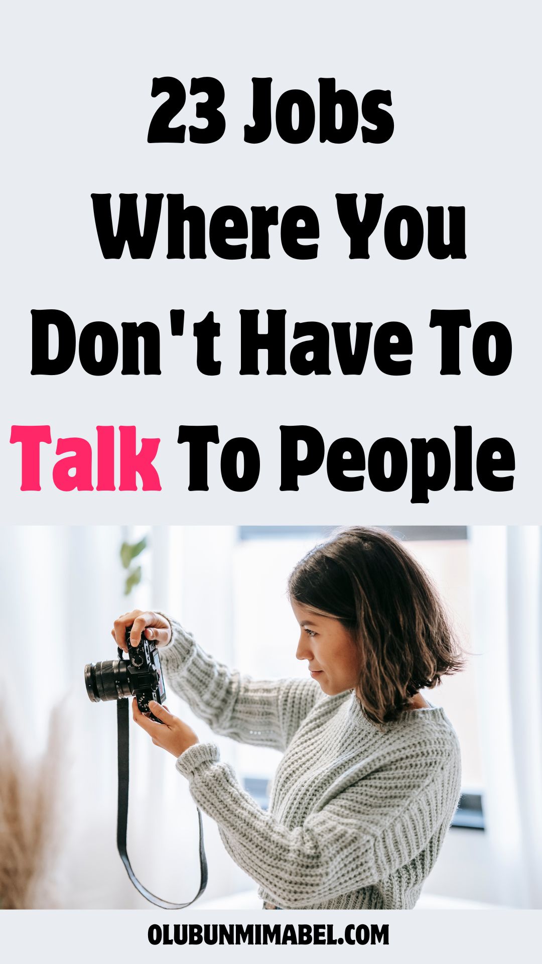 Jobs Where You Don’t Have To Talk To People